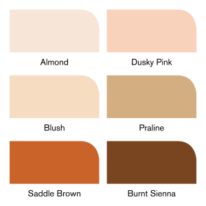 CONFEZIONE 6 PENNARELLI PUNTA PENNELLO E PUNTA SCALPELLO PROMARKER BRUSH SKIN TONES WINSOR & NEWTON