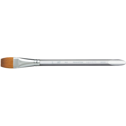 PENNELLO PRINCETON AQUA ELITE SERIE P4850W - PIATTO SINTETICO EXTRA FINE IMITAZIONE MARTORA KOLINSKY MANICO CORTO