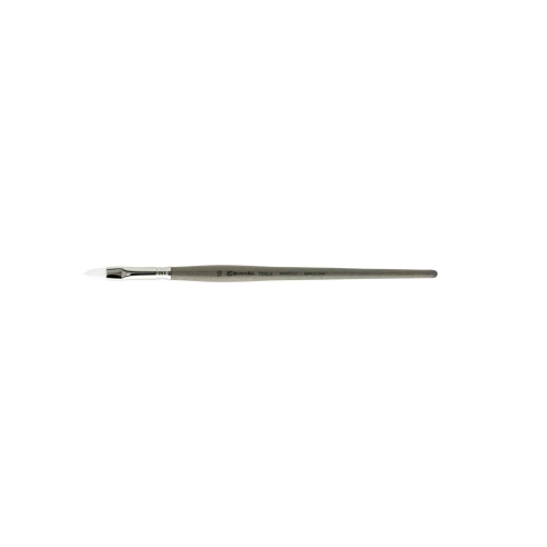 PENNELLO ESCODA PERLA SERIE 1510 - LINGUA DI GATTO SINTETICO TORAY BIANCO MANICO CORTO