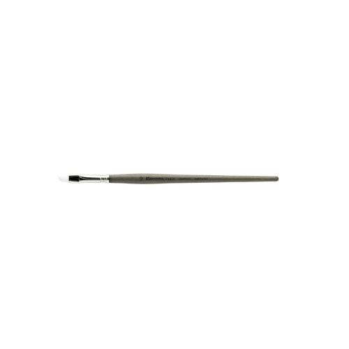 PENNELLO ESCODA PERLA SERIE 1580 - OBLIQUO SINTETICO TORAY BIANCO MANICO CORTO