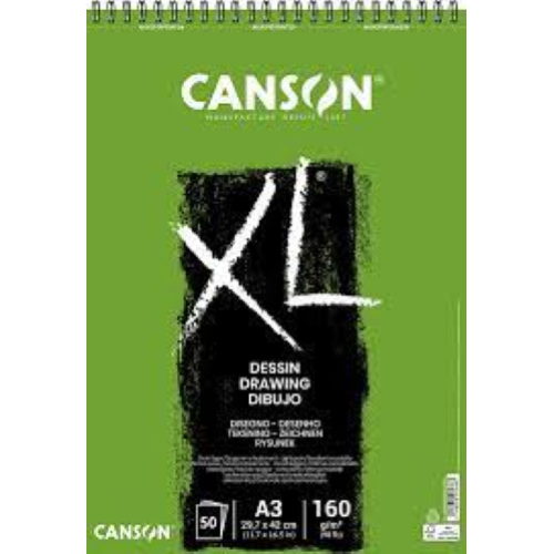 BLOCCO CARTA PER DISEGNO CANSON XL DESSIN 160 GR MQ