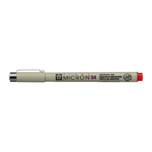 PENNA A INCHIOSTRO PIGMENTATO PIGMA MICRON 04 PUNTA MM 0.4 SAKURA
