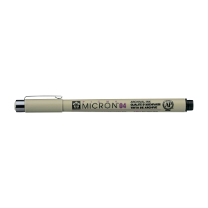 PENNA A INCHIOSTRO PIGMENTATO PIGMA MICRON 04 PUNTA MM 0.4 SAKURA