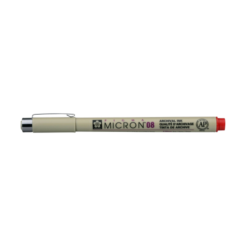 PENNA A INCHIOSTRO PIGMENTATO PIGMA MICRON 08 PUNTA MM 0.5 SAKURA