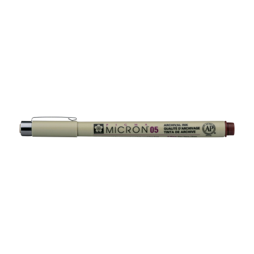 PENNA A INCHIOSTRO PIGMENTATO PIGMA MICRON 05 PUNTA MM 0.45 SAKURA