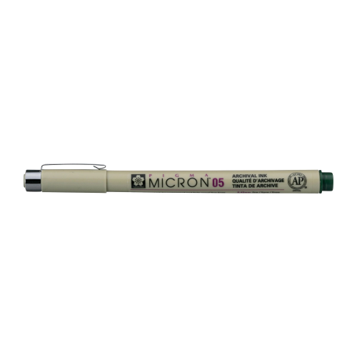 PENNA A INCHIOSTRO PIGMENTATO PIGMA MICRON 05 PUNTA MM 0.45 SAKURA