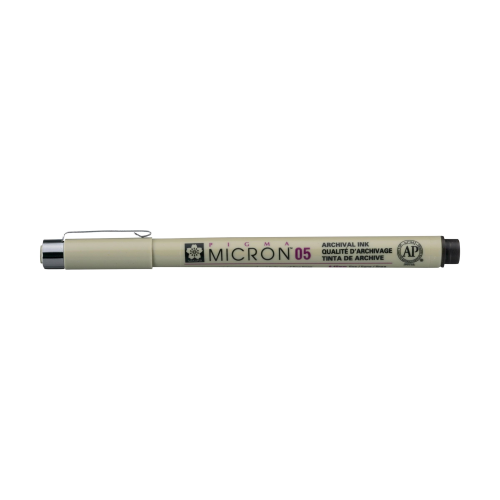 PENNA A INCHIOSTRO PIGMENTATO PIGMA MICRON 05 PUNTA MM 0.45 SAKURA