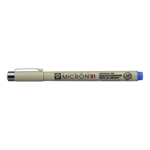 PENNA A INCHIOSTRO PIGMENTATO PIGMA MICRON 01 PUNTA MM 0.25 SAKURA