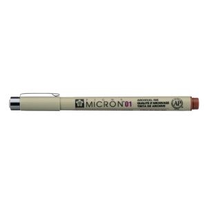 PENNA A INCHIOSTRO PIGMENTATO PIGMA MICRON 01 PUNTA MM 0.25 SAKURA