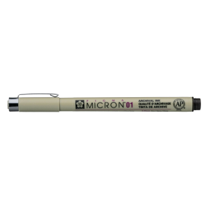 PENNA A INCHIOSTRO PIGMENTATO PIGMA MICRON 01 PUNTA MM 0.25 SAKURA