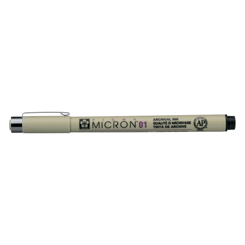 PENNA A INCHIOSTRO PIGMENTATO PIGMA MICRON 01 PUNTA MM 0.25 SAKURA