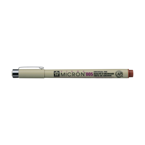 PENNA A INCHIOSTRO PIGMENTATO PIGMA MICRON 005 PUNTA MM 0.2 SAKURA