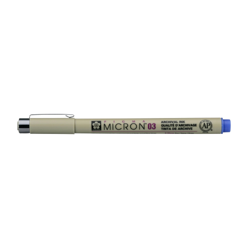 PENNA A INCHIOSTRO PIGMENTATO PIGMA MICRON 03 PUNTA MM 0.35 SAKURA