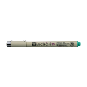 PENNA A INCHIOSTRO PIGMENTATO PIGMA MICRON 03 PUNTA MM 0.35 SAKURA
