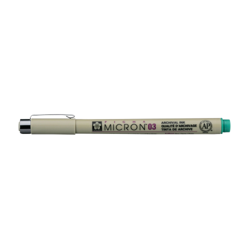 PENNA A INCHIOSTRO PIGMENTATO PIGMA MICRON 03 PUNTA MM 0.35 SAKURA