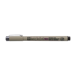 PENNA A INCHIOSTRO PIGMENTATO PIGMA MICRON 003 PUNTA MM 0.15 SAKURA