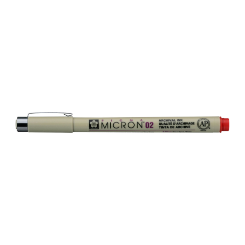 PENNA A INCHIOSTRO PIGMENTATO PIGMA MICRON 02 PUNTA MM 0.3 SAKURA