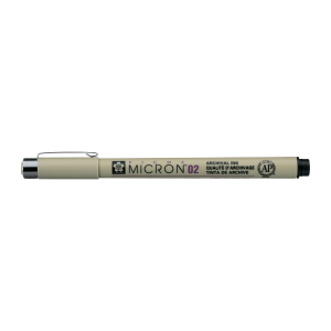 PENNA A INCHIOSTRO PIGMENTATO PIGMA MICRON 02 PUNTA MM 0.3 SAKURA