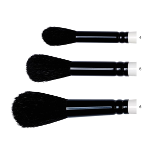 PENNELLO WINSOR & NEWTON SERIE 340 - MOP PER LAVATURE IN PELO DI CAPRA NERO MANICO CORTO