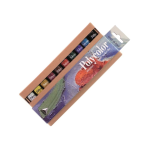 CONFEZIONE IN CARTONE CON 10 COLORI ACRILICI FINI POLYCOLOR 20 ML SELEZIONE GENERALE MAIMERI