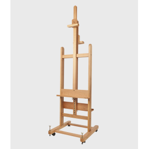 CAVALLETTO DA STUDIO BIFACCIALE IN LEGNO MASSELLO DI FAGGIO M/19 MABEF