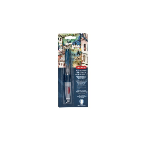 PENNA CON SERBATOIO D'ACQUA PUNTA LARGA SCALPELLO MM 10 PUSH BUTTON WATERBRUSH DERWENT