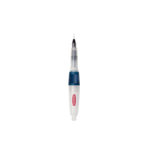 PENNA CON SERBATOIO D'ACQUA PUNTA PENNELLO MEDIA MM 3 PUSH BUTTON WATERBRUSH DERWENT