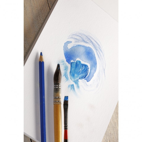 BLOCCO CARTA PER TECNICHE MISTE RUVIDA COLORE BIANCO A4 CM 21 X 29,7 GR MQ 250 PAINT ON À GRAIN CLAIREFONTAINE 