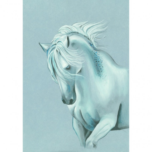 BLOCCO CARTA PER TECNICHE MISTE COLORE BLU GRIGIO A4 CM 21 X 29,7 GR MQ 250 PAINT ON DENIM CLAIREFONTAINE 