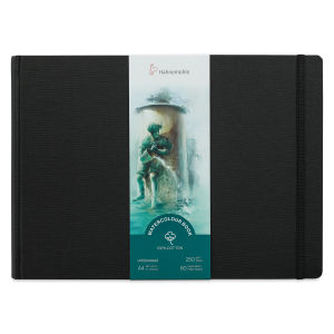 BLOCCO CARTA PER ACQUERELLO CON COPERTINA RIGIDA GR MQ 250 100% COTONE GRANA FINA WATERCOLOUR BOOK HAHNEMUHLE