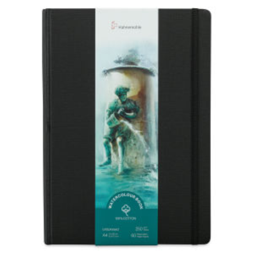 BLOCCO CARTA PER ACQUERELLO CON COPERTINA RIGIDA GR MQ 250 100% COTONE GRANA FINA WATERCOLOUR BOOK HAHNEMUHLE