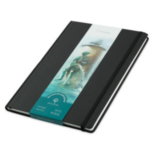 BLOCCO CARTA PER ACQUERELLO CON COPERTINA RIGIDA GR MQ 250 100% COTONE GRANA FINA WATERCOLOUR BOOK HAHNEMUHLE
