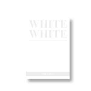 BLOCCO CARTA DA DISEGNO GRANA LISCIA A4 CM 21 X 29,7 GR MQ 300 FABRIANO WHITE WHITE