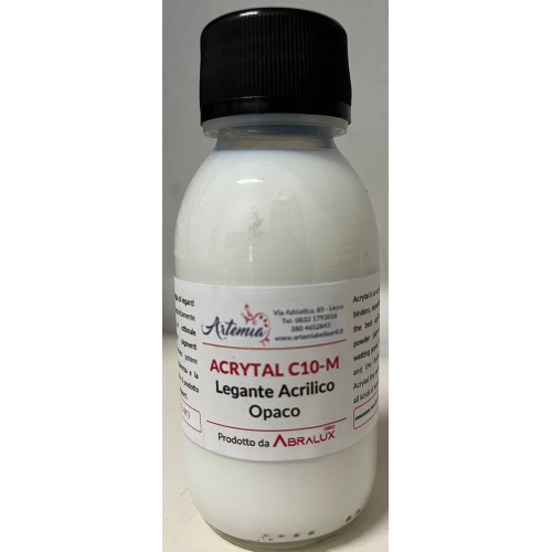 LEGANTE ACRILICO ALL'ACQUA OPACO PER PIGMENTI 100 ML ACRYLAT C10 