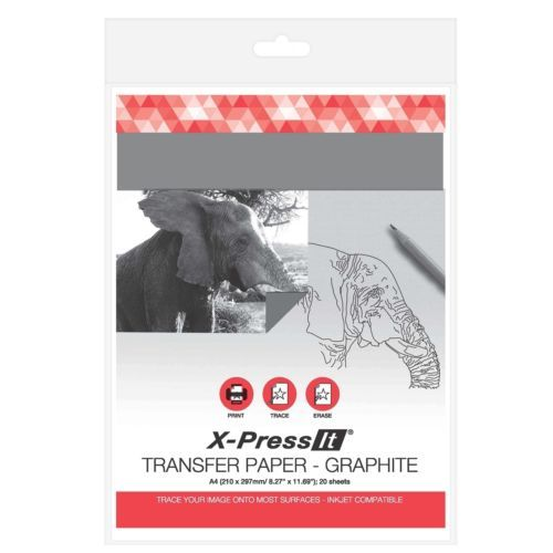 FOGLIO CARTA GRAFITE STAMPABILE A4 CM 21 X 29.7 X-PRESS IT