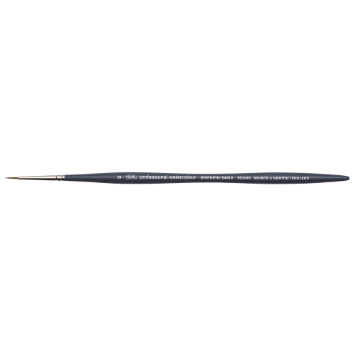 PENNELLO WINSOR & NEWTON PROFESSIONAL SERIE 50111 - TONDO SINTETICO IMIT. MARTORA MANICO CORTO