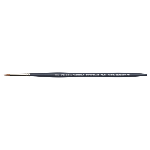 PENNELLO WINSOR & NEWTON PROFESSIONAL SERIE 50111 - TONDO SINTETICO IMIT. MARTORA MANICO CORTO