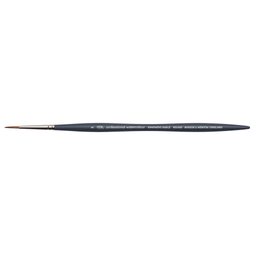 PENNELLO WINSOR & NEWTON PROFESSIONAL SERIE 50111 - TONDO SINTETICO IMIT. MARTORA MANICO CORTO
