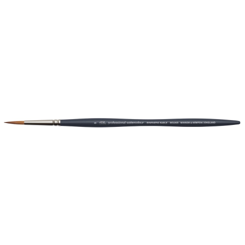PENNELLO WINSOR & NEWTON PROFESSIONAL SERIE 50111 - TONDO SINTETICO IMIT. MARTORA MANICO CORTO