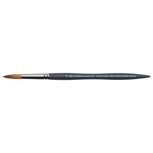 PENNELLO WINSOR & NEWTON PROFESSIONAL SERIE 50111 - TONDO SINTETICO IMIT. MARTORA MANICO CORTO