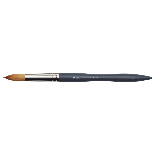 PENNELLO WINSOR & NEWTON PROFESSIONAL SERIE 50111 - TONDO SINTETICO IMIT. MARTORA MANICO CORTO