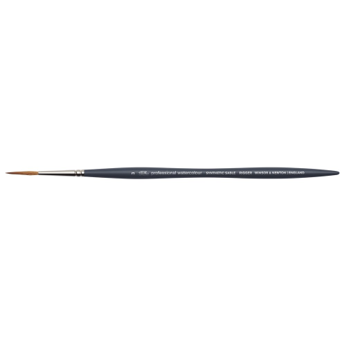 PENNELLO WINSOR & NEWTON PROFESSIONAL SERIE 50113 - RIGGER PER FILETTARE SINTETICO IMITAZIONE MARTORA MANICO CORTO