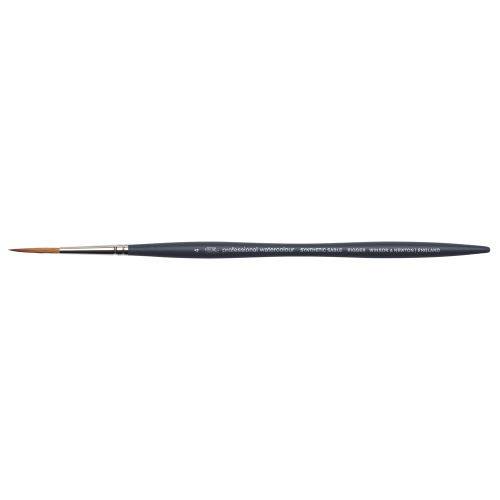 PENNELLO WINSOR & NEWTON PROFESSIONAL SERIE 50113 - RIGGER PER FILETTARE SINTETICO IMITAZIONE MARTORA MANICO CORTO