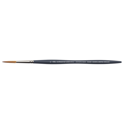 PENNELLO WINSOR & NEWTON PROFESSIONAL SERIE 50113 - RIGGER PER FILETTARE SINTETICO IMITAZIONE MARTORA MANICO CORTO