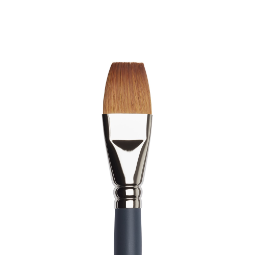 PENNELLO WINSOR & NEWTON PROFESSIONAL SERIE 50116 - PIATTO SINTETICO IMITAZIONE MARTORA MANICO CORTO