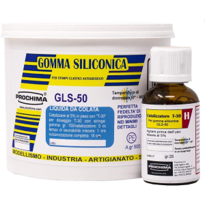 GOMMA SILICONICA LIQUIDA DA COLATA 500 GR GLS-50 PROCHIMA