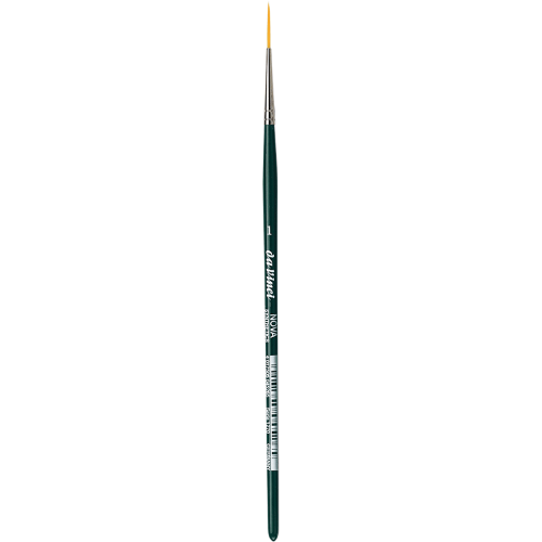 PENNELLO DA VINCI NOVA SERIE 1270 - LINER PER FILETTARE SINTETICO EXTRAFINE DORATO MANICO CORTO