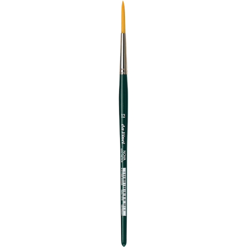 PENNELLO DA VINCI NOVA SERIE 1270 - LINER PER FILETTARE SINTETICO EXTRAFINE DORATO MANICO CORTO
