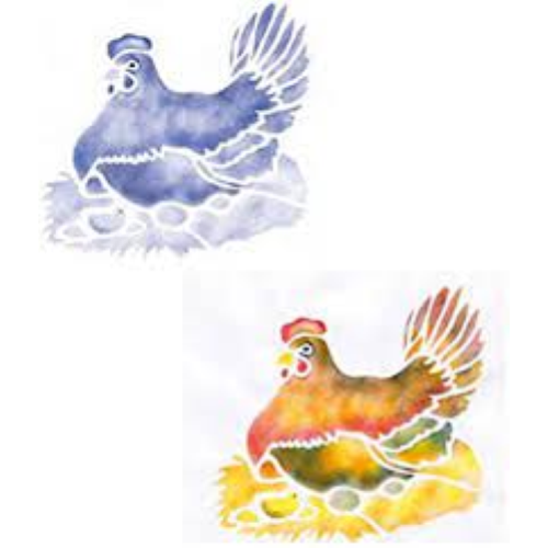 MASCHERA PER STENCIL FANTASIA CHIOCCIA CM 21 X 29,7 EASY
