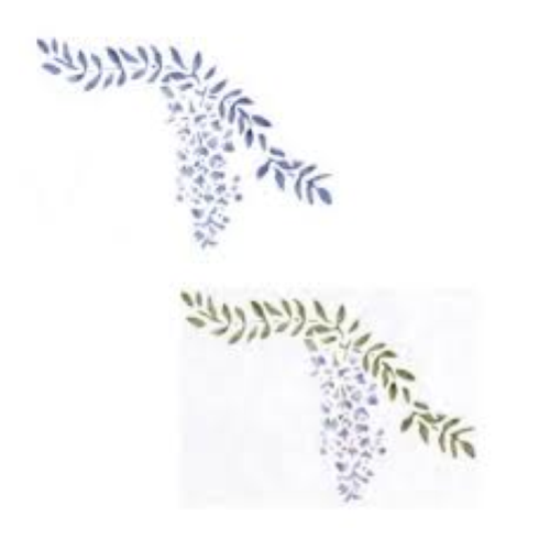 MASCHERA PER STENCIL FANTASIA GLICINE CM 21 X 29,7 EASY